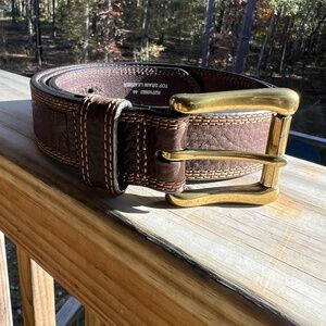 Men's Western Leather Belt